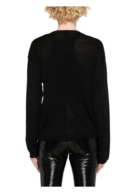 Black seam-detail jumper Rick Owens - women RICK OWENS | RP02D3612ML09